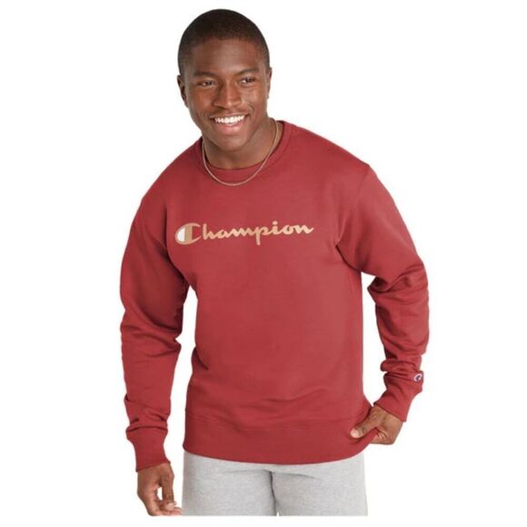 Champion Mens Crew Neck Pullover Sweatshirt Red Size Medium‎ - Picture 1 of 10